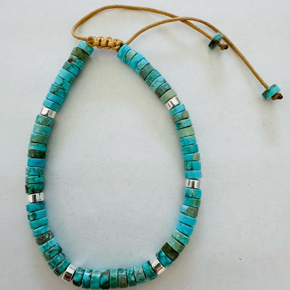 Blue and Silver Elegant Bracelet